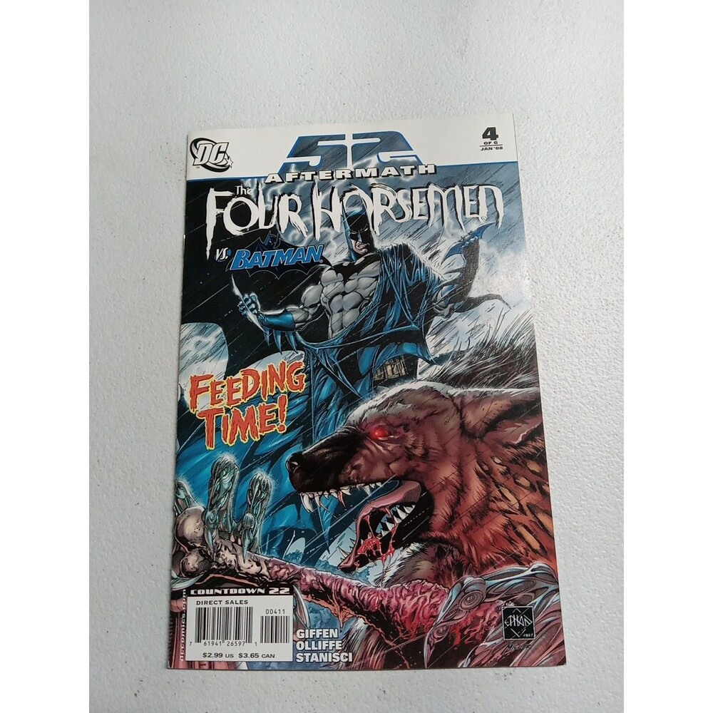 52 Aftermath The Four Horsemen Vs Batman - #4 DC Comics 2008